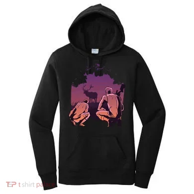 Deer Hunting Scene Women's Hoodie