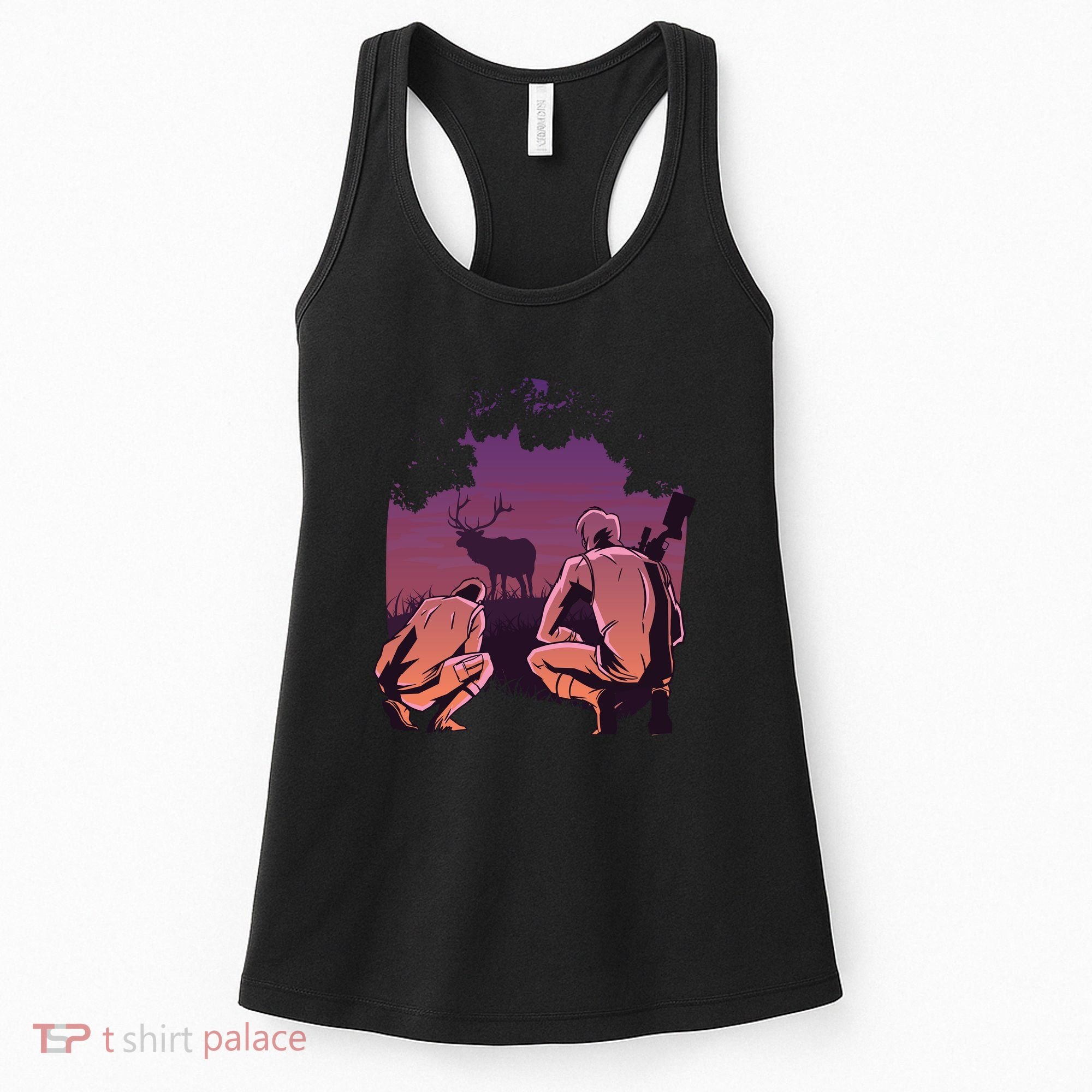 Deer Hunting Scene Women's Tank Top