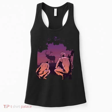 Deer Hunting Scene Women's Tank Top
