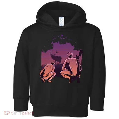 Deer Hunting Scene Toddler Hoodie