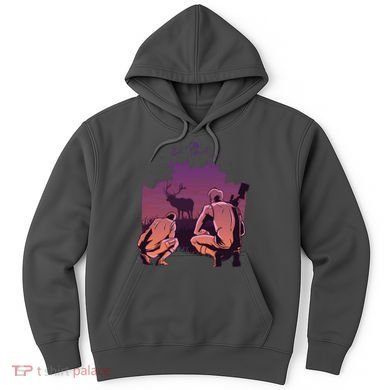 Deer Hunting Scene Hoodie
