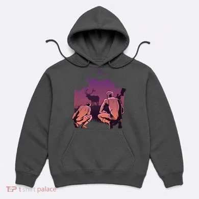 Deer Hunting Scene Hoodie