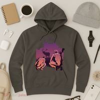 Deer Hunting Scene Hoodie thumb 3