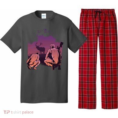 Deer Hunting Scene Pajama Set