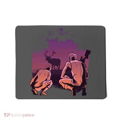 Deer Hunting Scene Mousepad