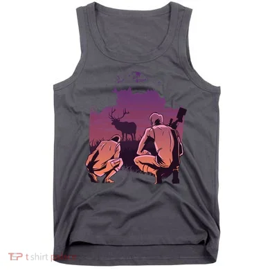 Deer Hunting Scene Tank Top