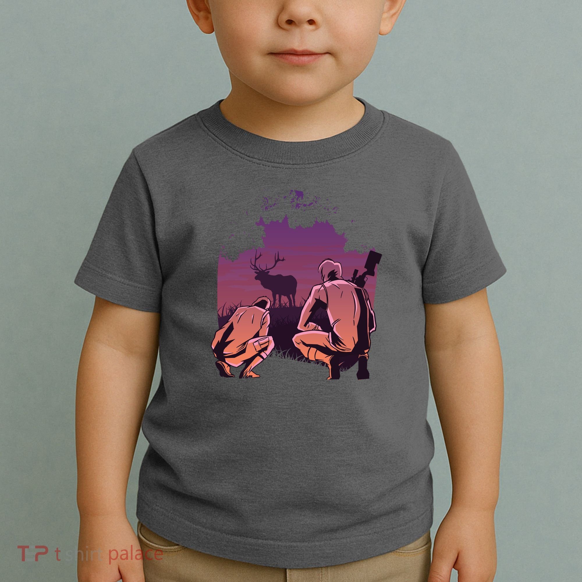 Deer Hunting Scene Toddler T-Shirt