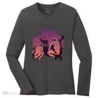 Deer Hunting Scene Women's Long Sleeve Shirt thumb 0