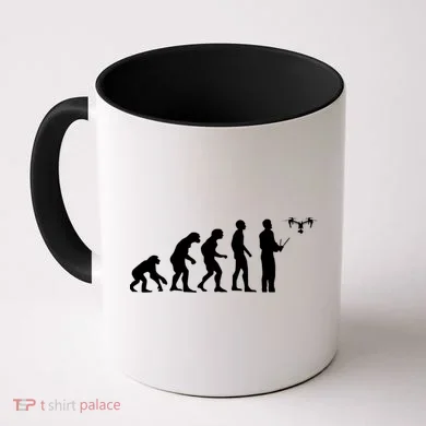 Drone Evolution Funny Quadcopter Drone Pilot Gift Coffee Mug