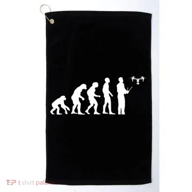 Drone Evolution Funny Quadcopter Drone Pilot Gift Golf Towel