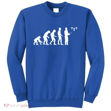 Drone Evolution Funny Quadcopter Drone Pilot Gift Sweatshirt