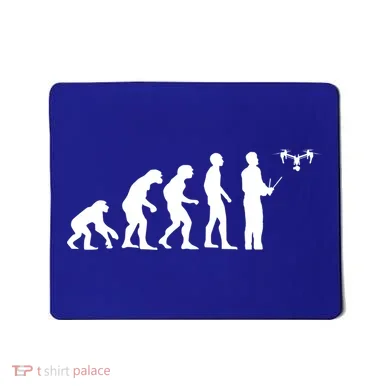 Drone Evolution Funny Quadcopter Drone Pilot Gift Mousepad