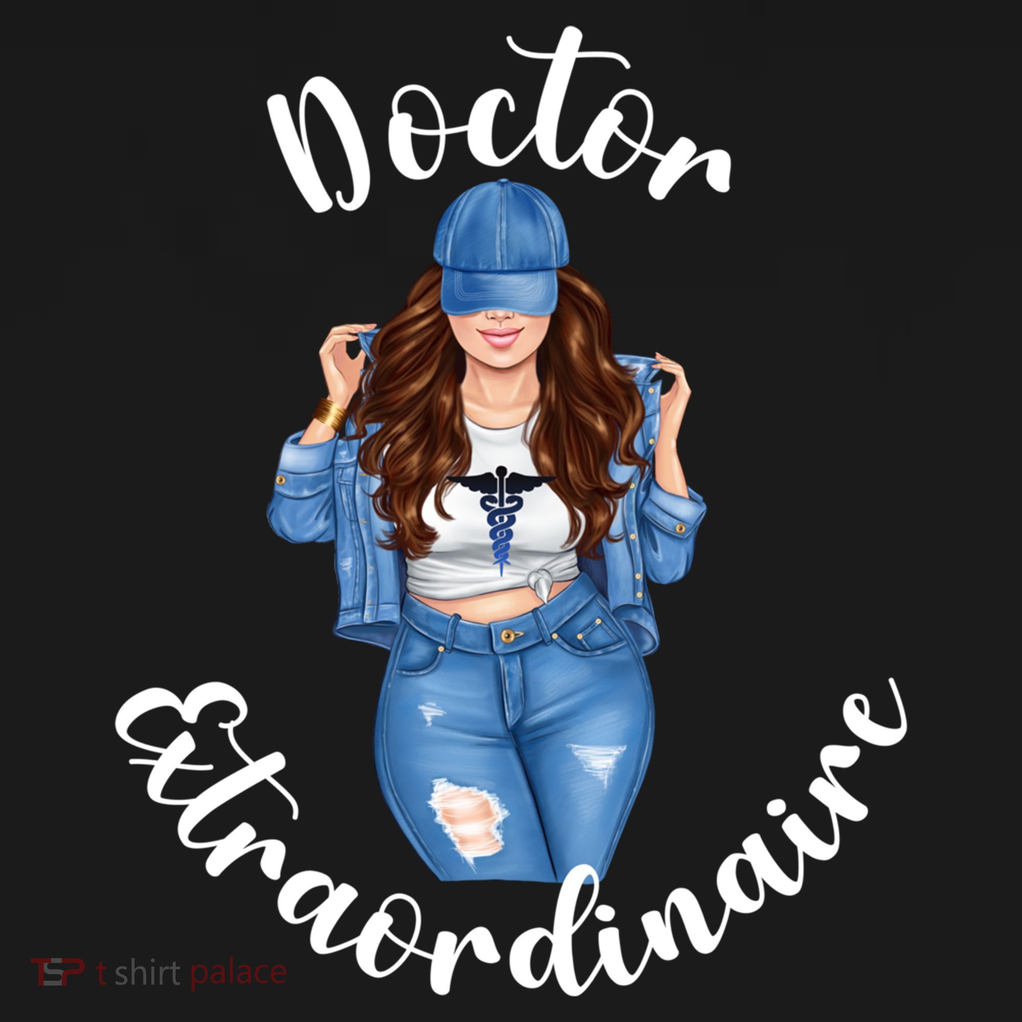 Doctor Extraordinaire Funny Dr Medical Student Caduceous Gift Women's Hoodie