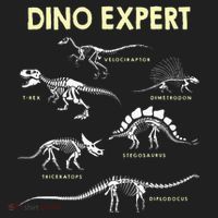 Dino Expert Future Paleontologist Dinosaur Fossil Bones Women's Sweatshirt thumb 2