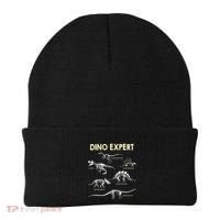 Dino Expert Future Paleontologist Dinosaur Fossil Bones Beanie thumb 0