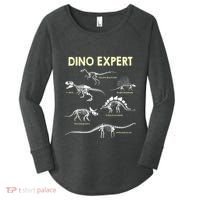 Dino Expert Future Paleontologist Dinosaur Fossil Bones Women's Perfect Tri Tunic Long Sleeve Shirt thumb 0