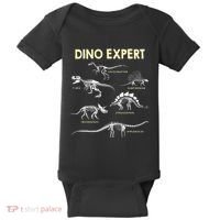 Dino Expert Future Paleontologist Dinosaur Fossil Bones Baby Bodysuit thumb 0