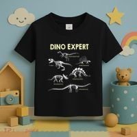 Dino Expert Future Paleontologist Dinosaur Fossil Bones Toddler T-Shirt thumb 3