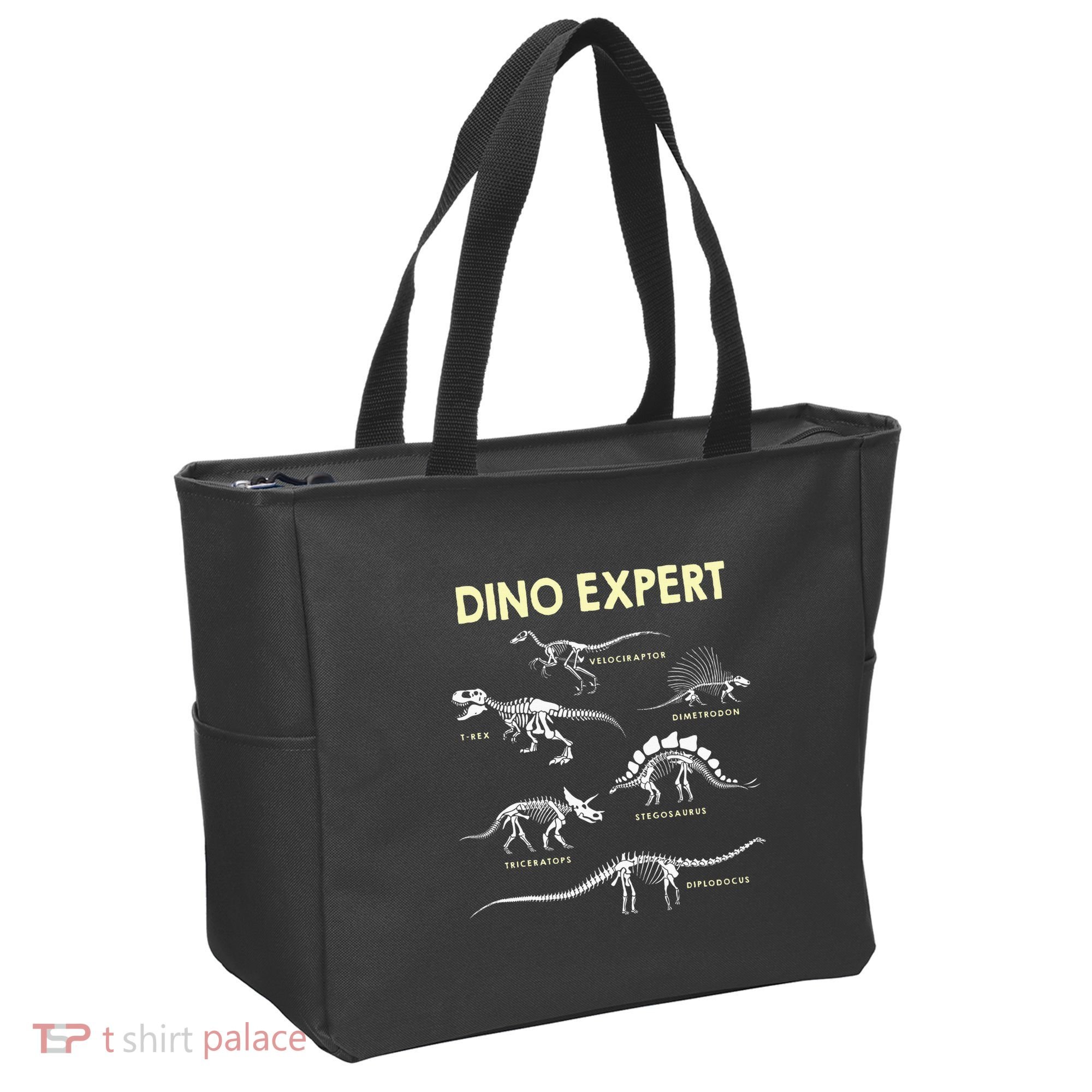 Dino Expert Future Paleontologist Dinosaur Fossil Bones Tote Bag