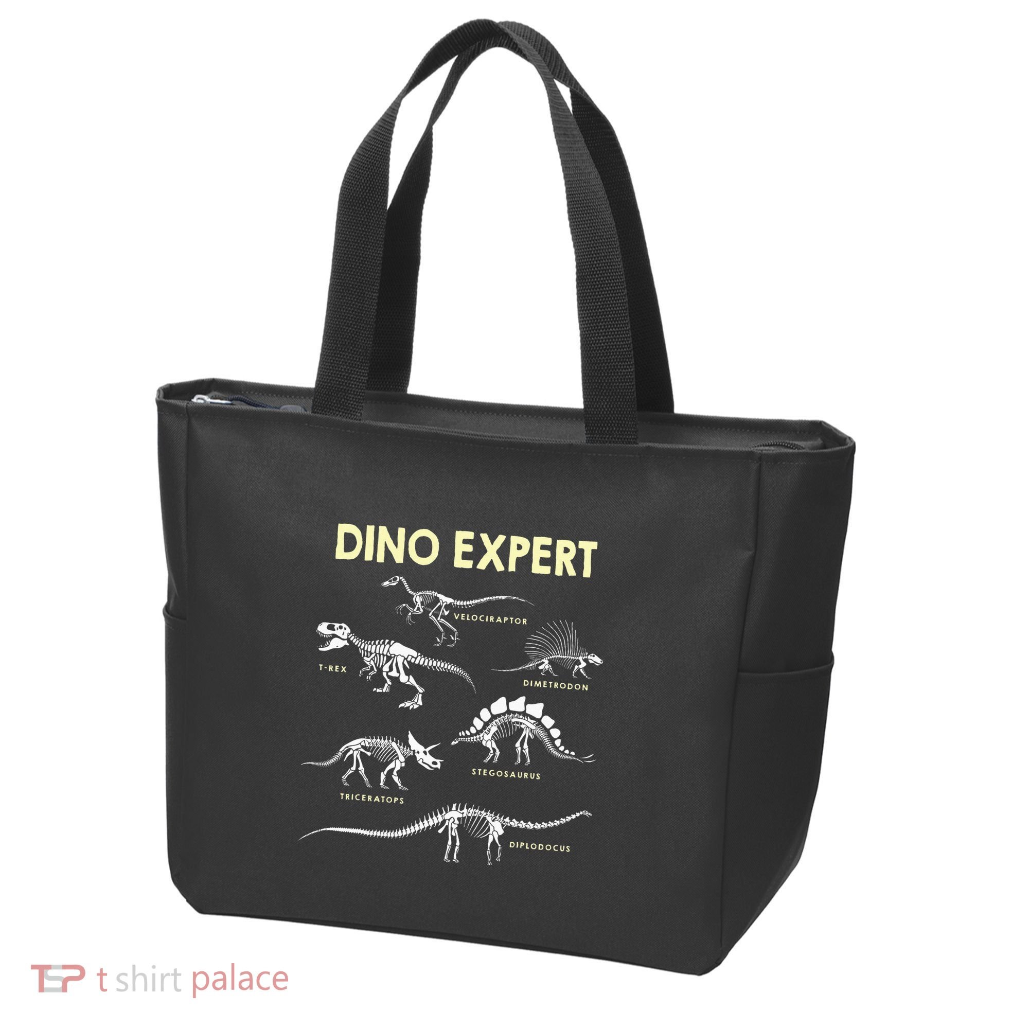 Dino Expert Future Paleontologist Dinosaur Fossil Bones Tote Bag