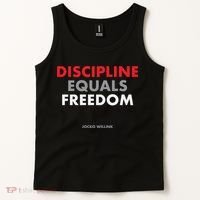 Discipline Equals Freedom Jocko Willink Tank Top thumb 2