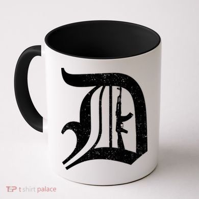 Defend Detroit Gun AK47 Coffee Mug