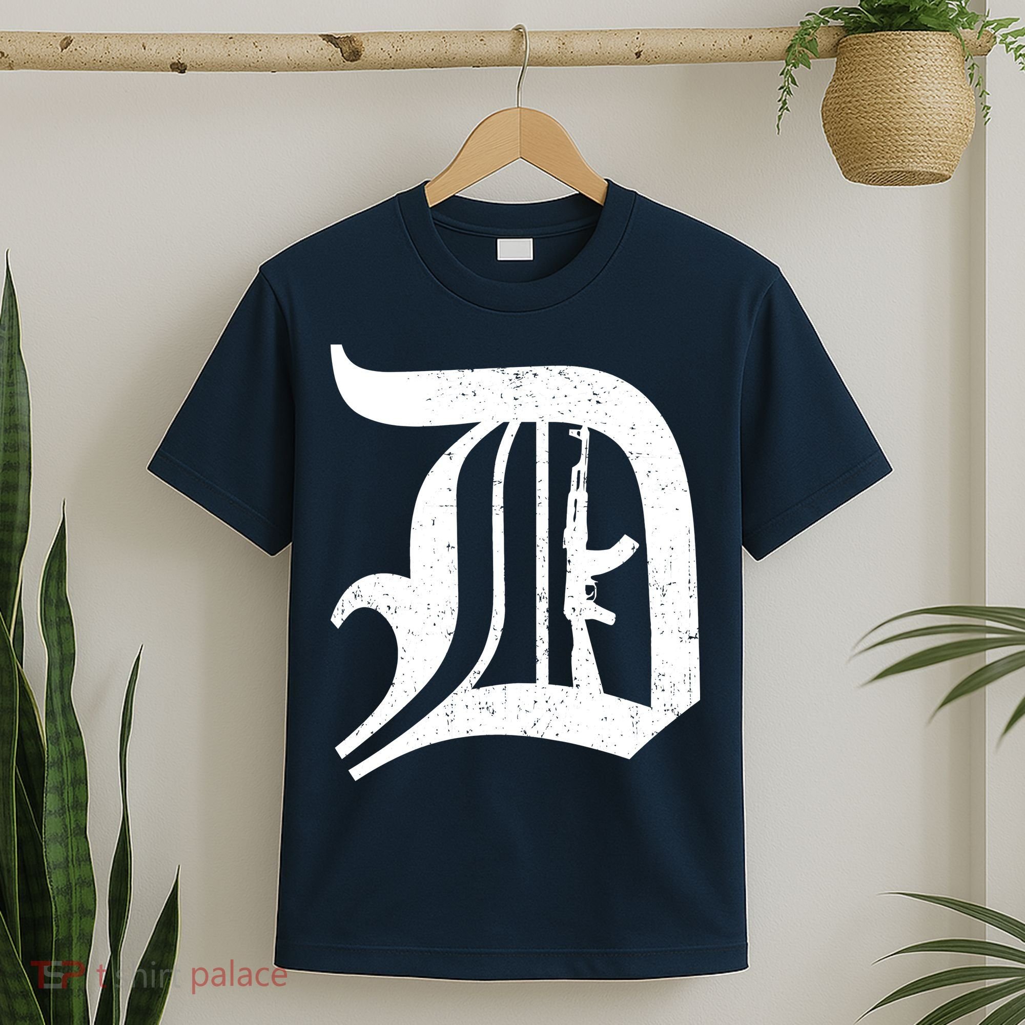 Defend Detroit Gun AK47 T-Shirt