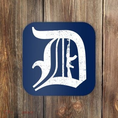 Defend Detroit Gun AK47 Coaster