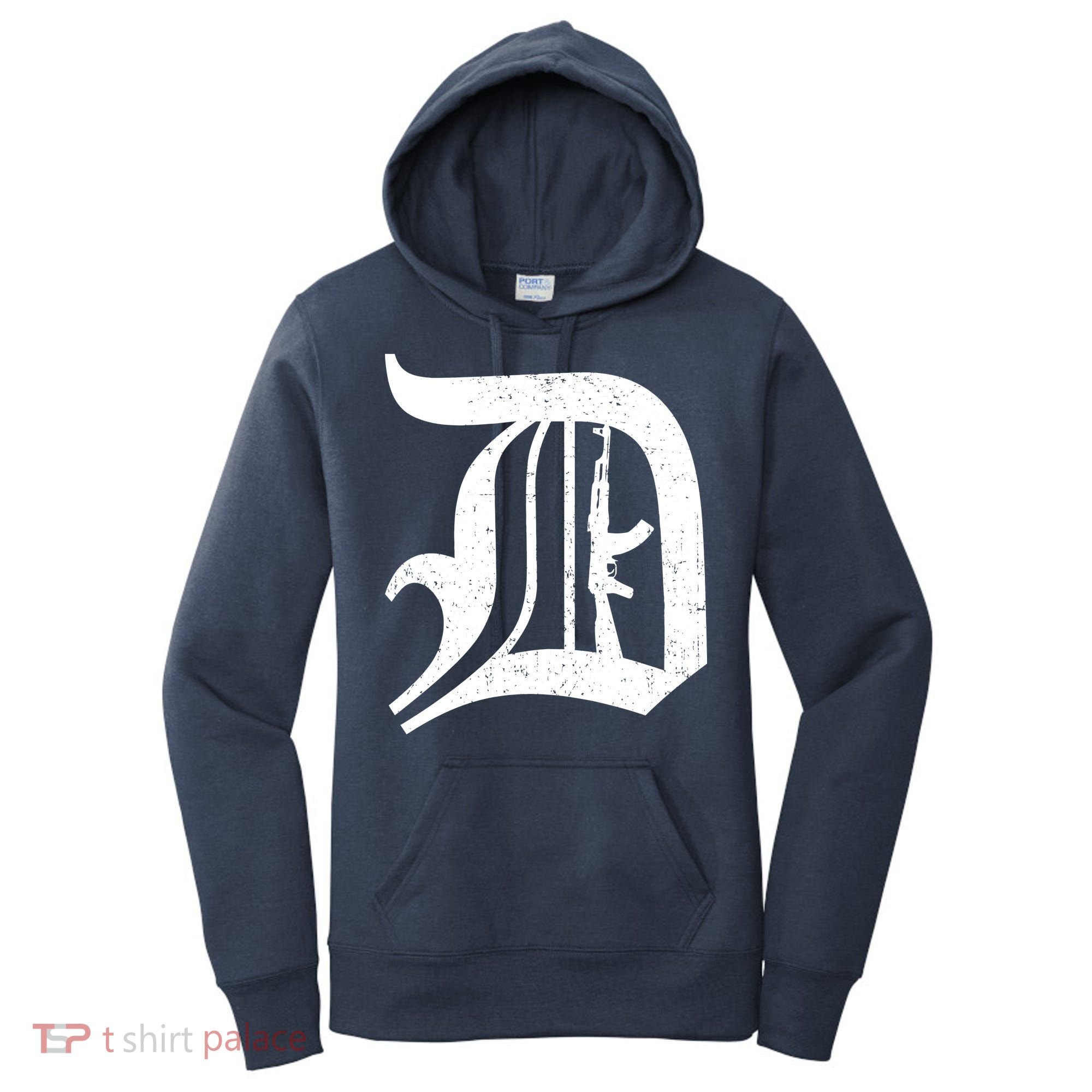Defend Detroit Gun AK47 Women's Hoodie