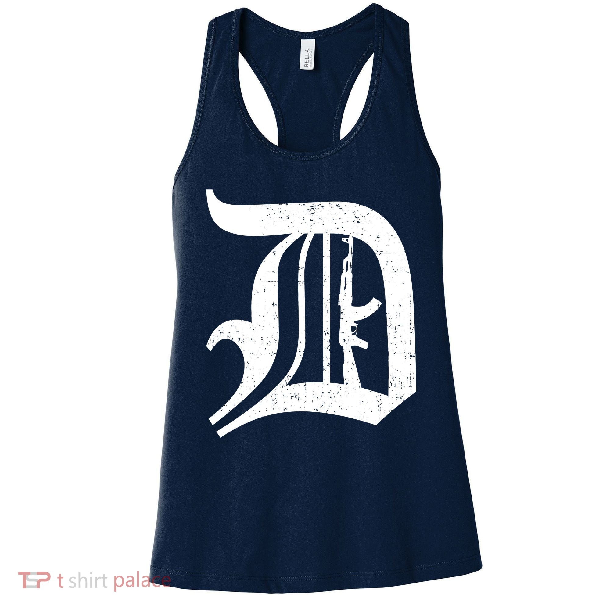 Defend Detroit Gun AK47 Women's Tank Top