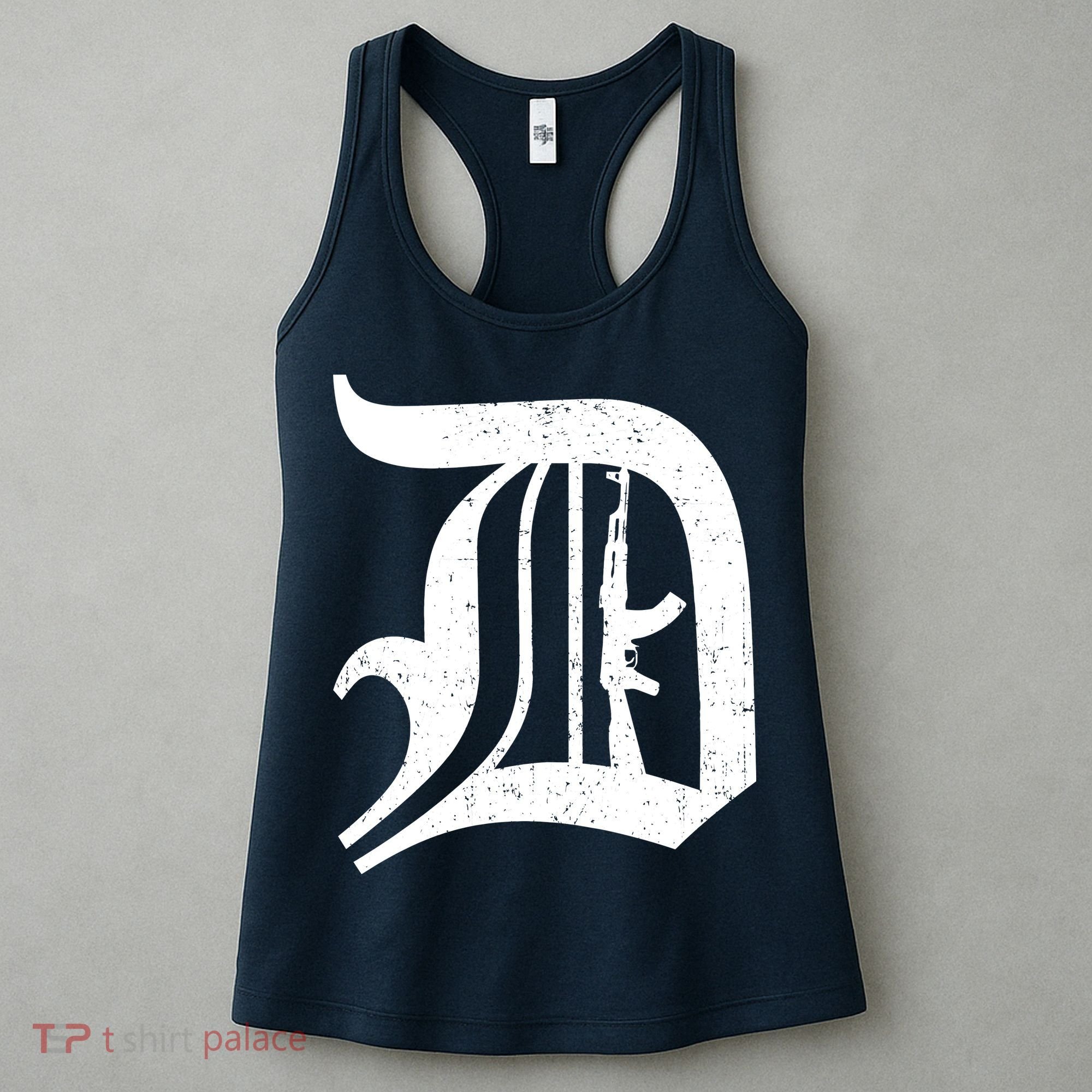 Defend Detroit Gun AK47 Women's Tank Top