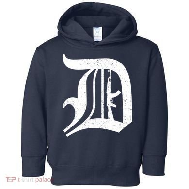Defend Detroit Gun AK47 Toddler Hoodie