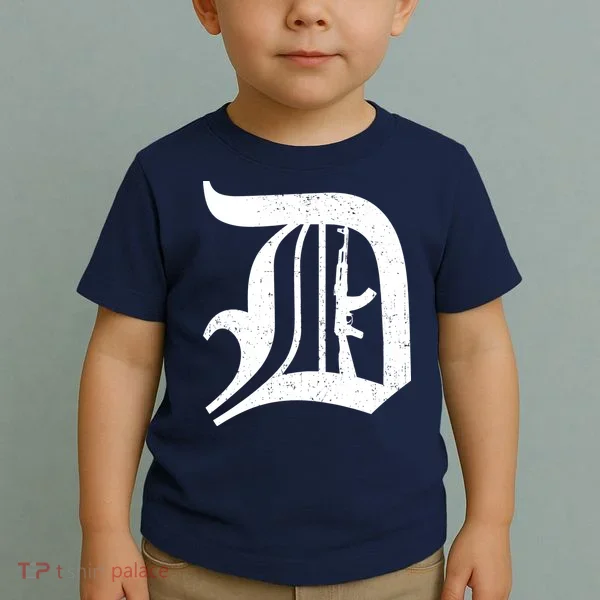 Defend Detroit Gun AK47 Toddler T-Shirt