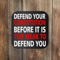 Defend Your Constitution Coaster thumb 0