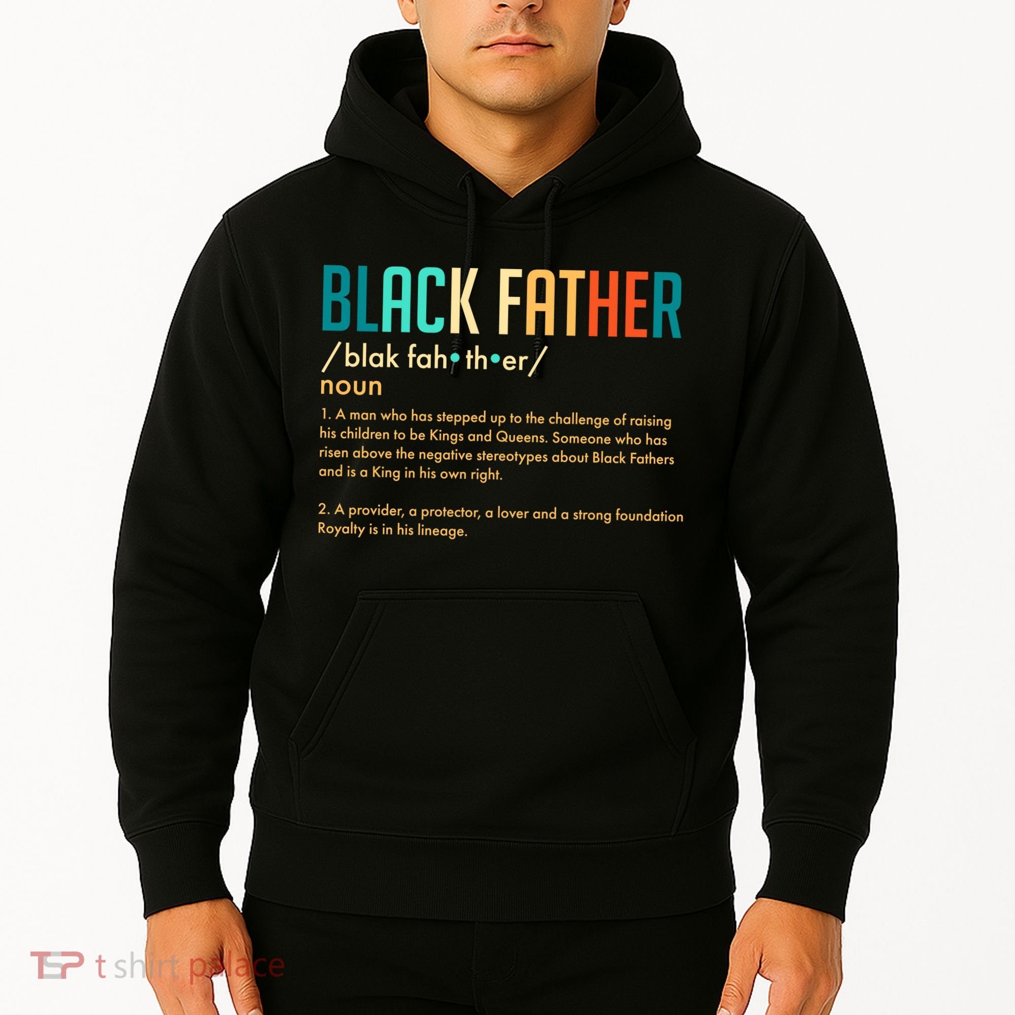 Definition Of A Black Father  Hoodie