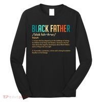 Definition Of A Black Father  Long Sleeve Shirt thumb 0