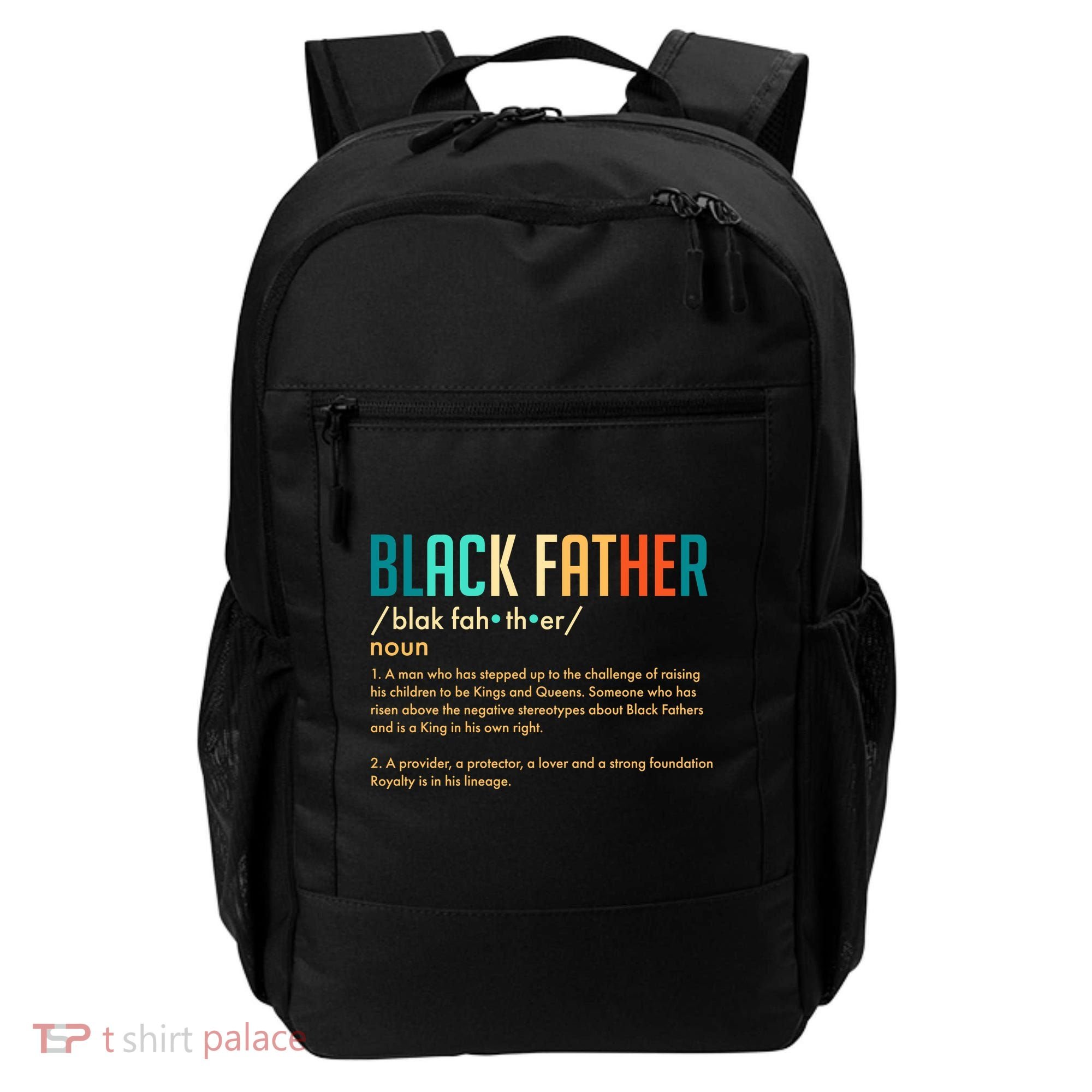 Definition Of A Black Father  Backpack