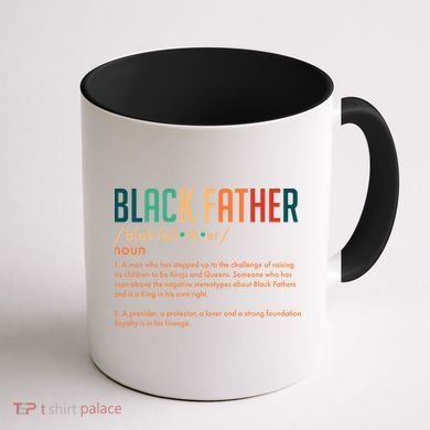 Definition Of A Black Father  Coffee Mug back