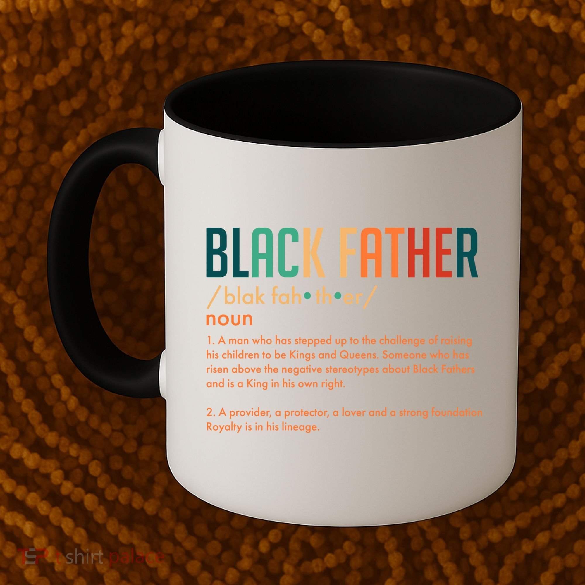 Definition Of A Black Father  Coffee Mug