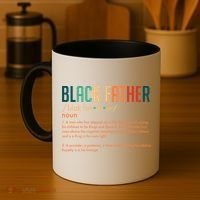 Definition Of A Black Father  Coffee Mug thumb 4