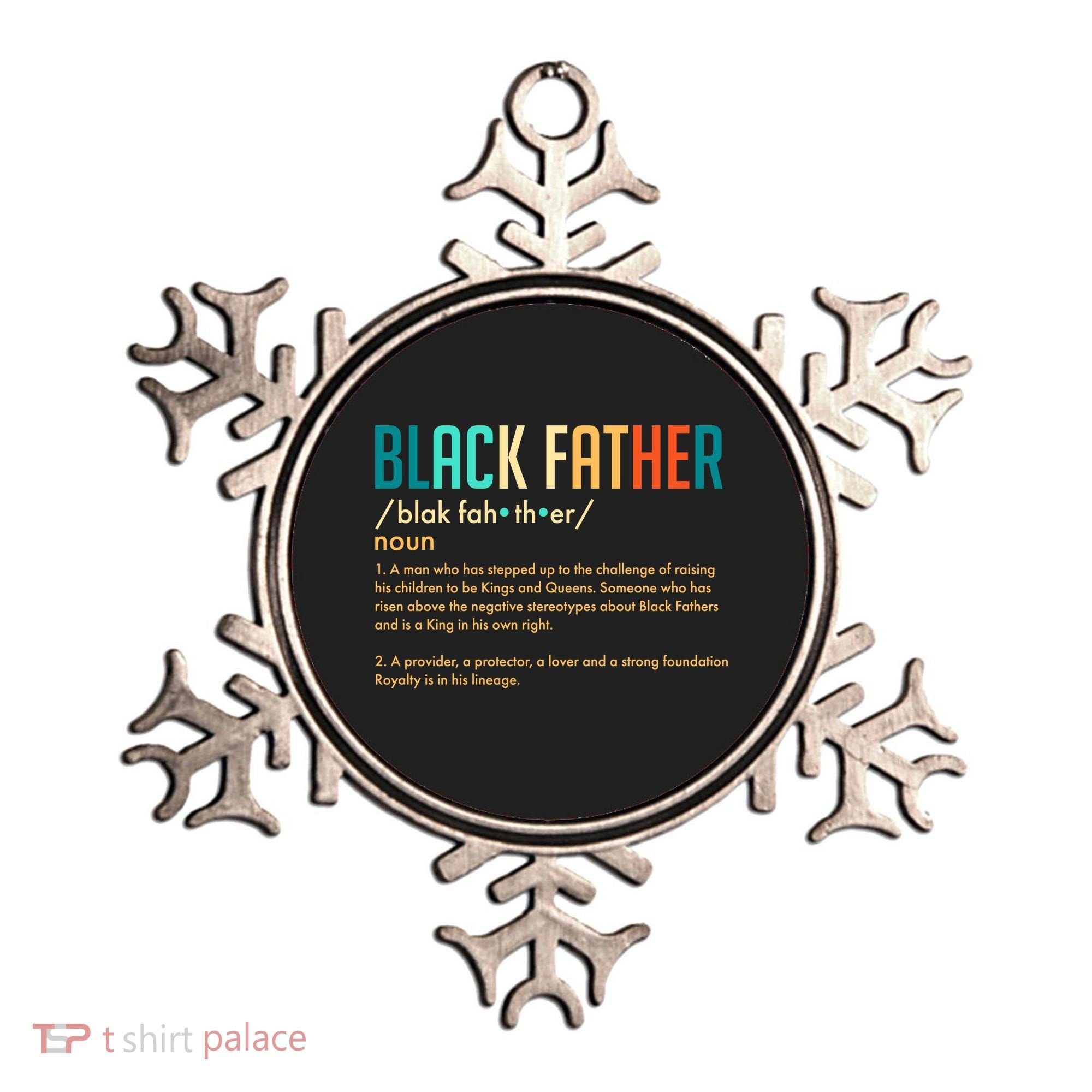 Definition Of A Black Father  Ornament