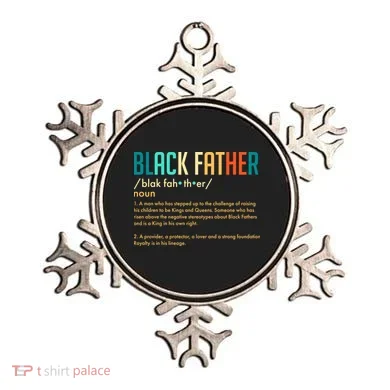 Definition Of A Black Father  Ornament