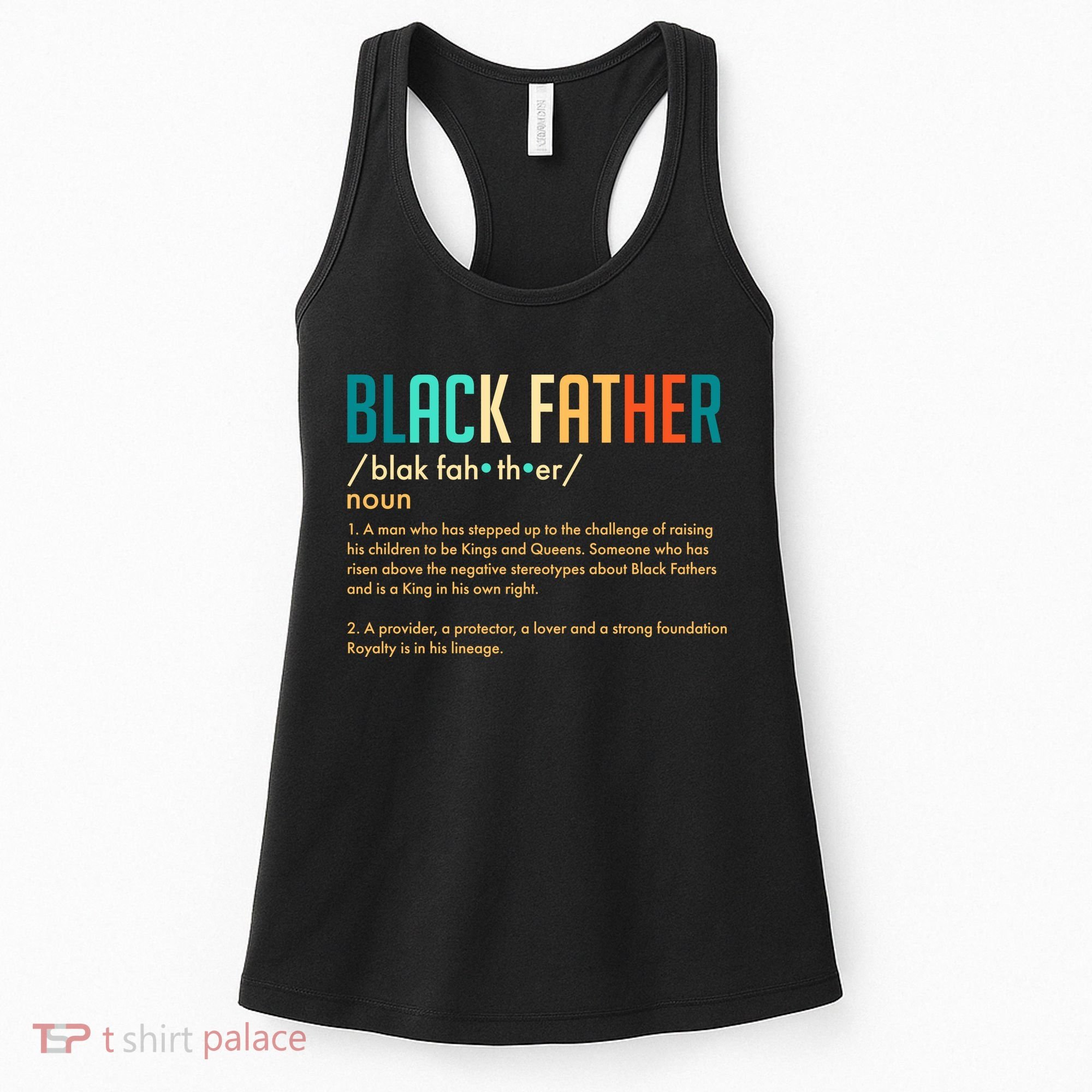 Definition Of A Black Father  Women's Tank Top