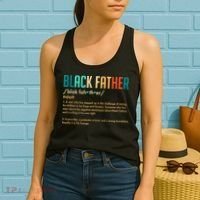 Definition Of A Black Father  Women's Tank Top thumb 2