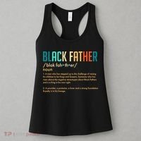 Definition Of A Black Father  Women's Tank Top thumb 3