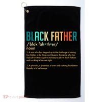 Definition Of A Black Father  Golf Towel thumb 0