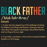 Definition Of A Black Father  Golf Towel thumb 3