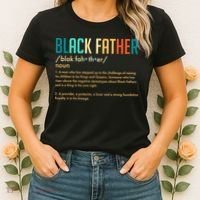Definition Of A Black Father  Women's T-Shirt thumb 2