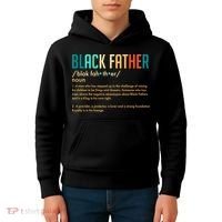 Definition Of A Black Father  Kids Hoodie thumb 4