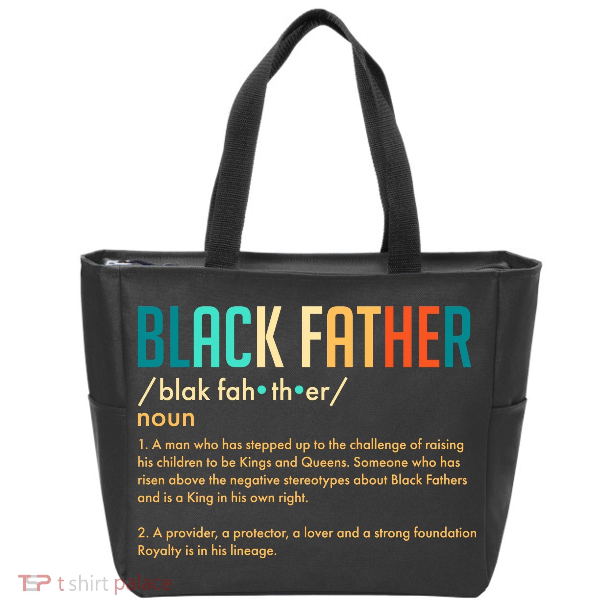 Definition Of A Black Father  Tote Bag